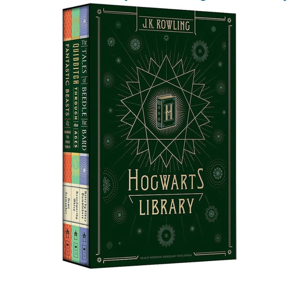 Gift Set: Harry Potter Hogwarts Library Set of 3 Books